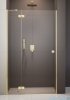 Radaway Essenza 8 Gold Dwj drzwi wnękowe 90cm lewe złoty połysk/szkło przejrzyste 10480612-01-01L/10460237-09-01L